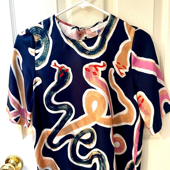 NWT Carleen Boykin Tee Silk Blouse - Picture 2 of 13